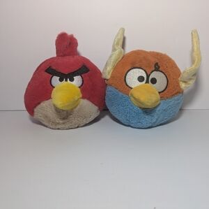 Angry Birds Plush Set - Red and Blue